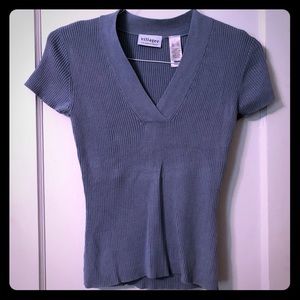*SOLD* Villager For Liz Claiborne Short Sleeve Sweater